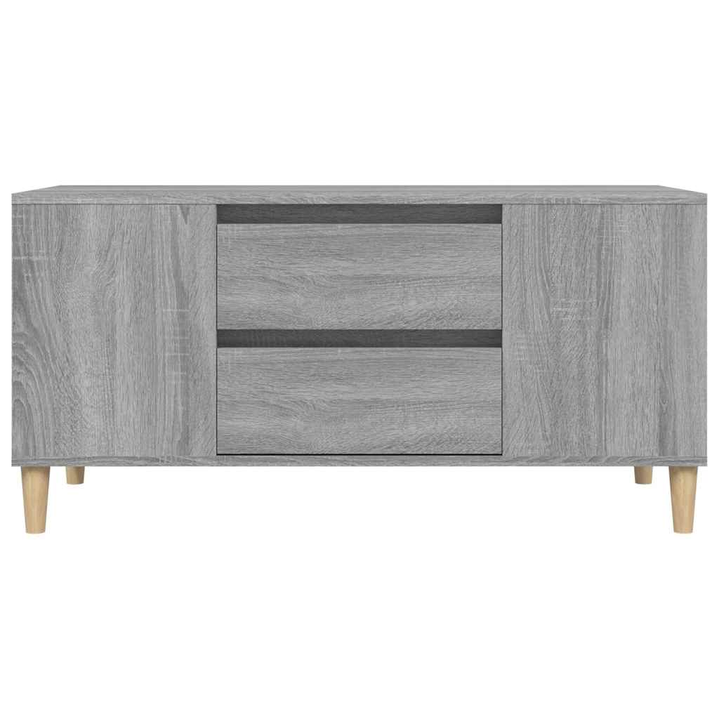 TV Cabinet Grey Sonoma 102x44,5x50 cm Engineered Wood