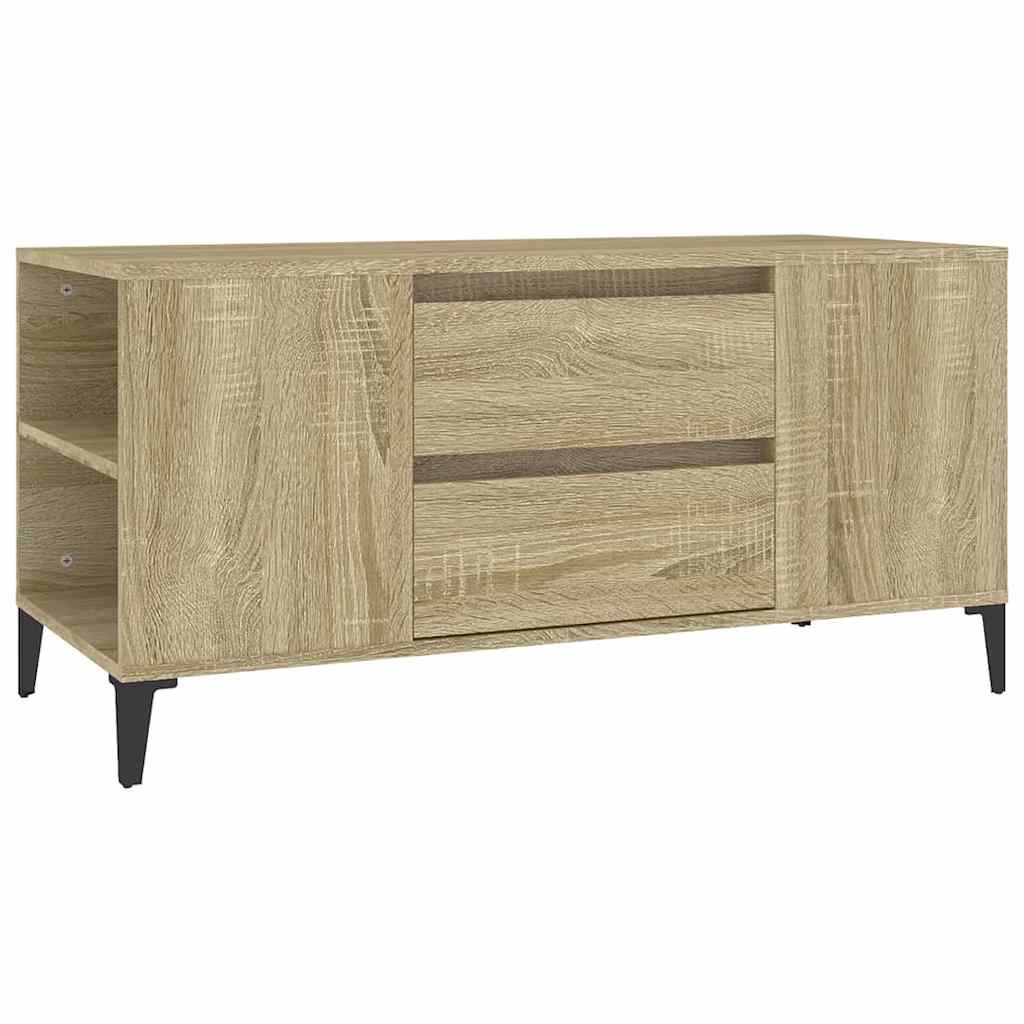 TV Cabinet Sonoma Oak 102x44,5x50 cm Engineered Wood