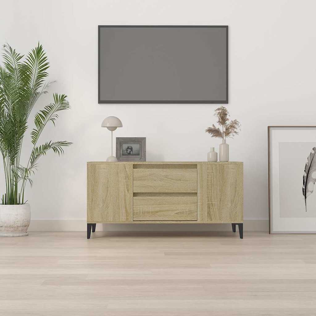 TV Cabinet Sonoma Oak 102x44,5x50 cm Engineered Wood
