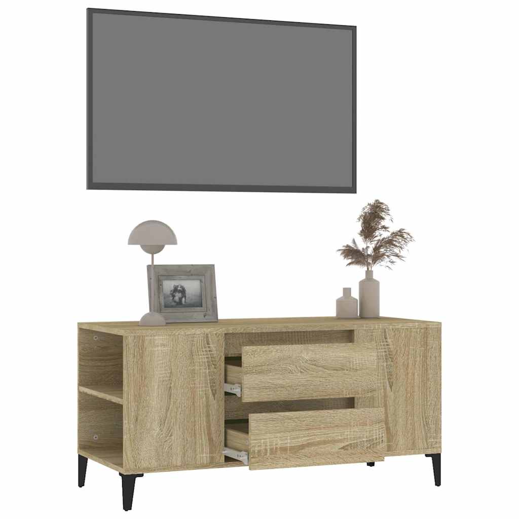 TV Cabinet Sonoma Oak 102x44,5x50 cm Engineered Wood