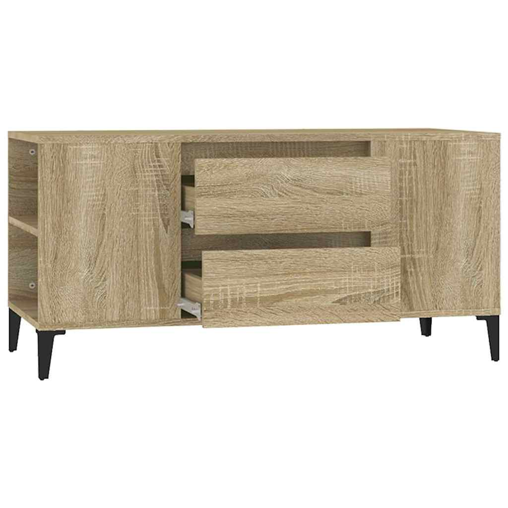 TV Cabinet Sonoma Oak 102x44,5x50 cm Engineered Wood