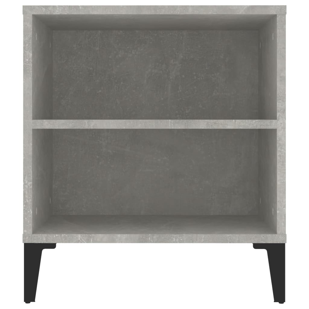 vidaXL TV Cabinet Concrete Grey 102x44.5x50 cm Engineered Wood