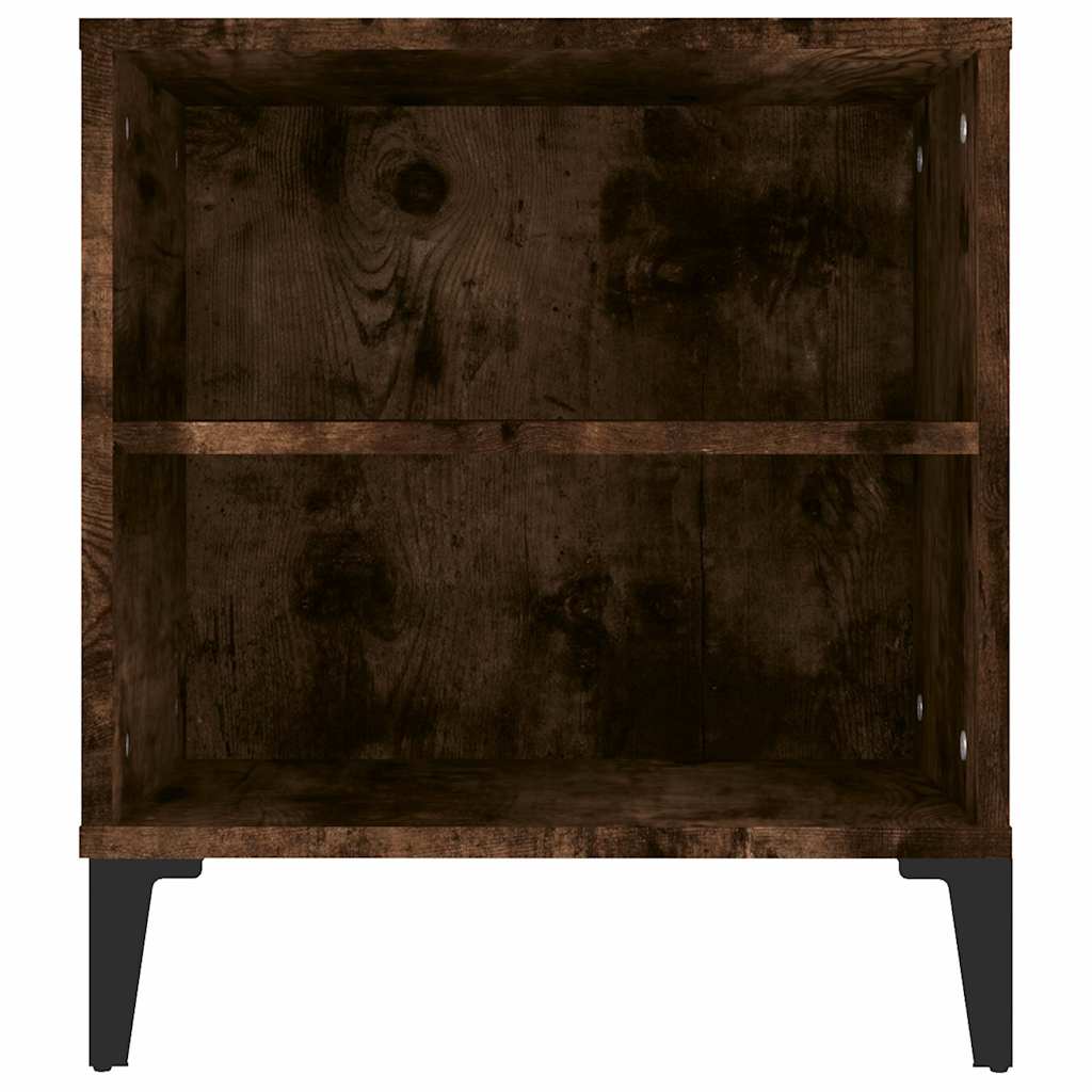TV Cabinet Smoked Oak 102x44,5x50 cm Engineered Wood