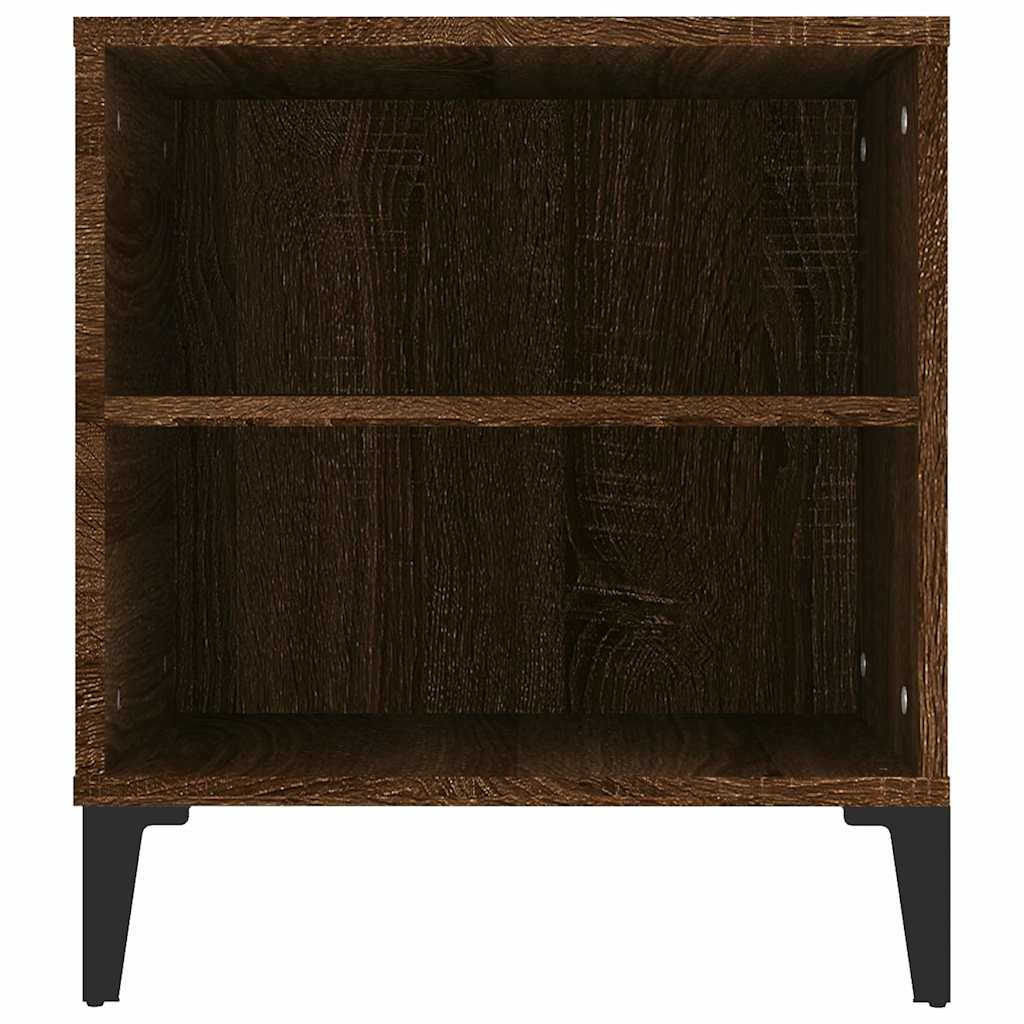TV Cabinet Brown Oak 102x44,5x50 cm Engineered Wood