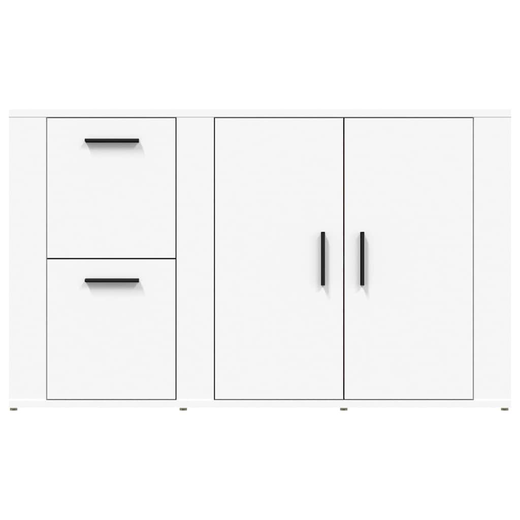 Sideboard White 100x33x59,5 cm Engineered Wood