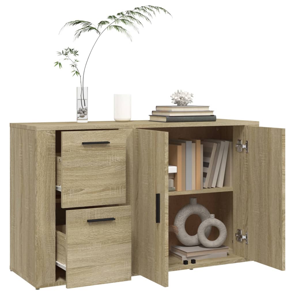 Sideboard Sonoma Oak 100x33x59.5 cm Engineered Wood