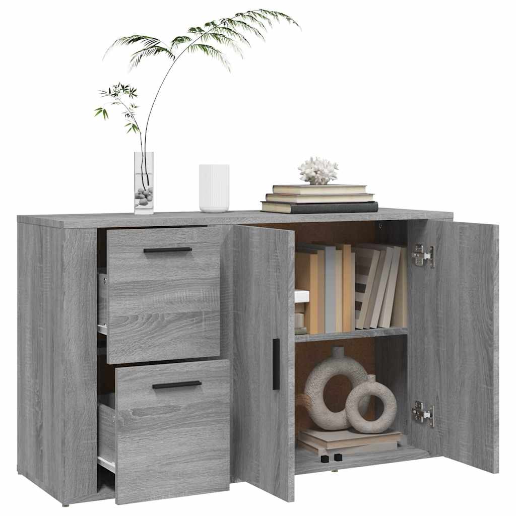 Sideboard Grey Sonoma 100x33x59,5 cm Engineered Wood