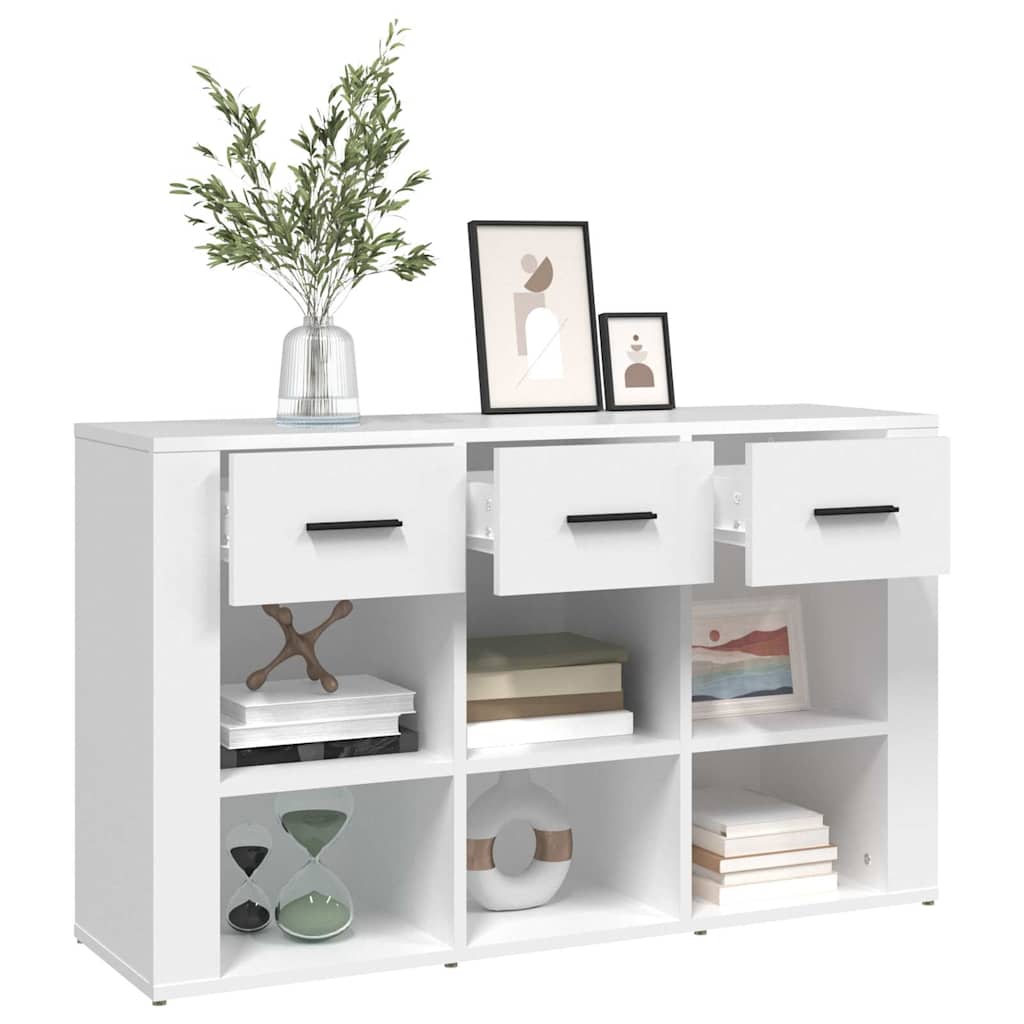 Sideboard White 100x30x59,5 cm Engineered Wood