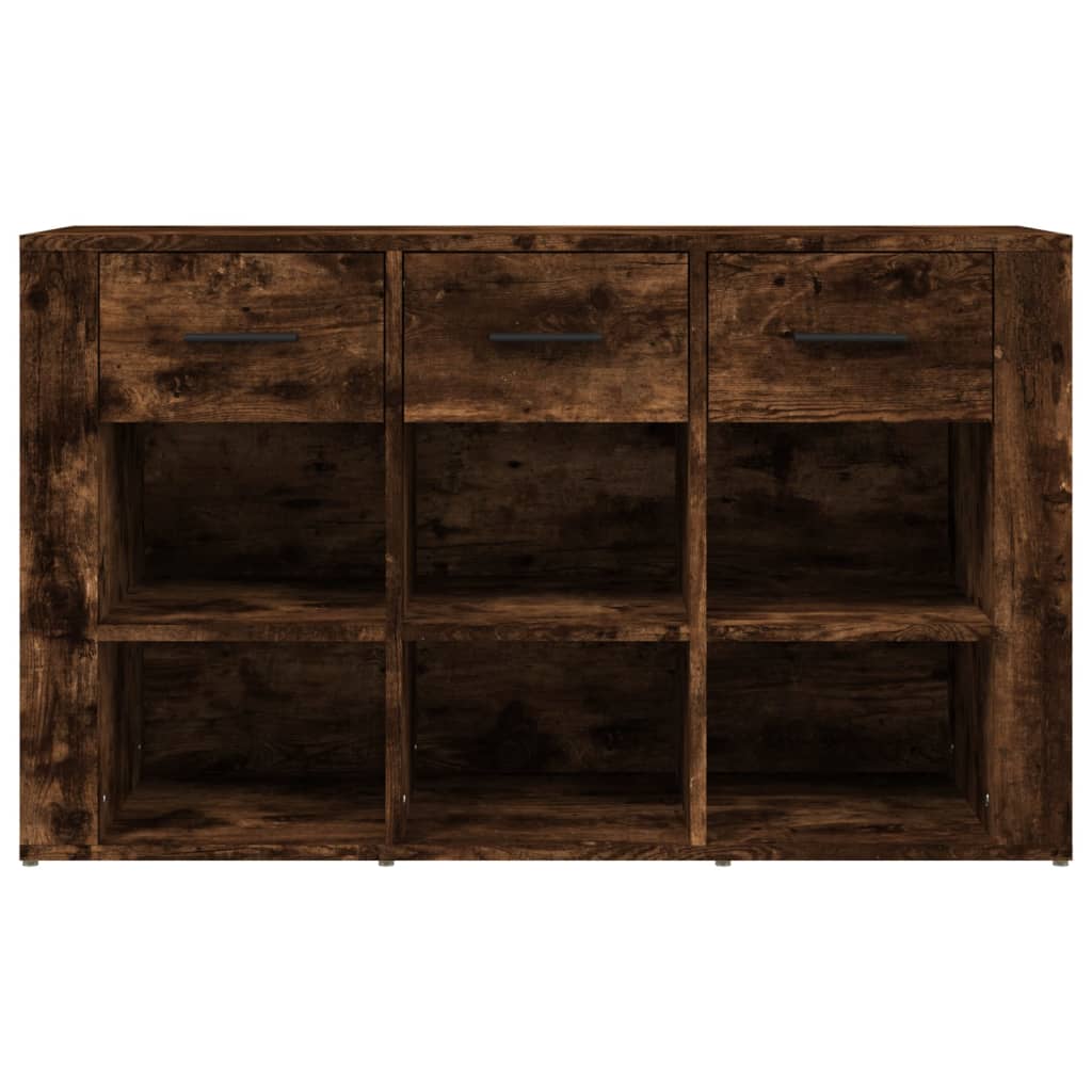 Sideboard Smoked Oak 100x30x59,5 cm Engineered Wood