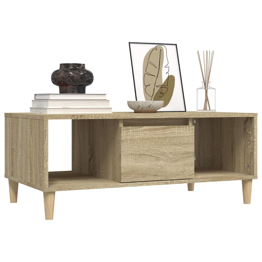 Coffee Table Sonoma Oak 90x50x36,5 cm Engineered Wood