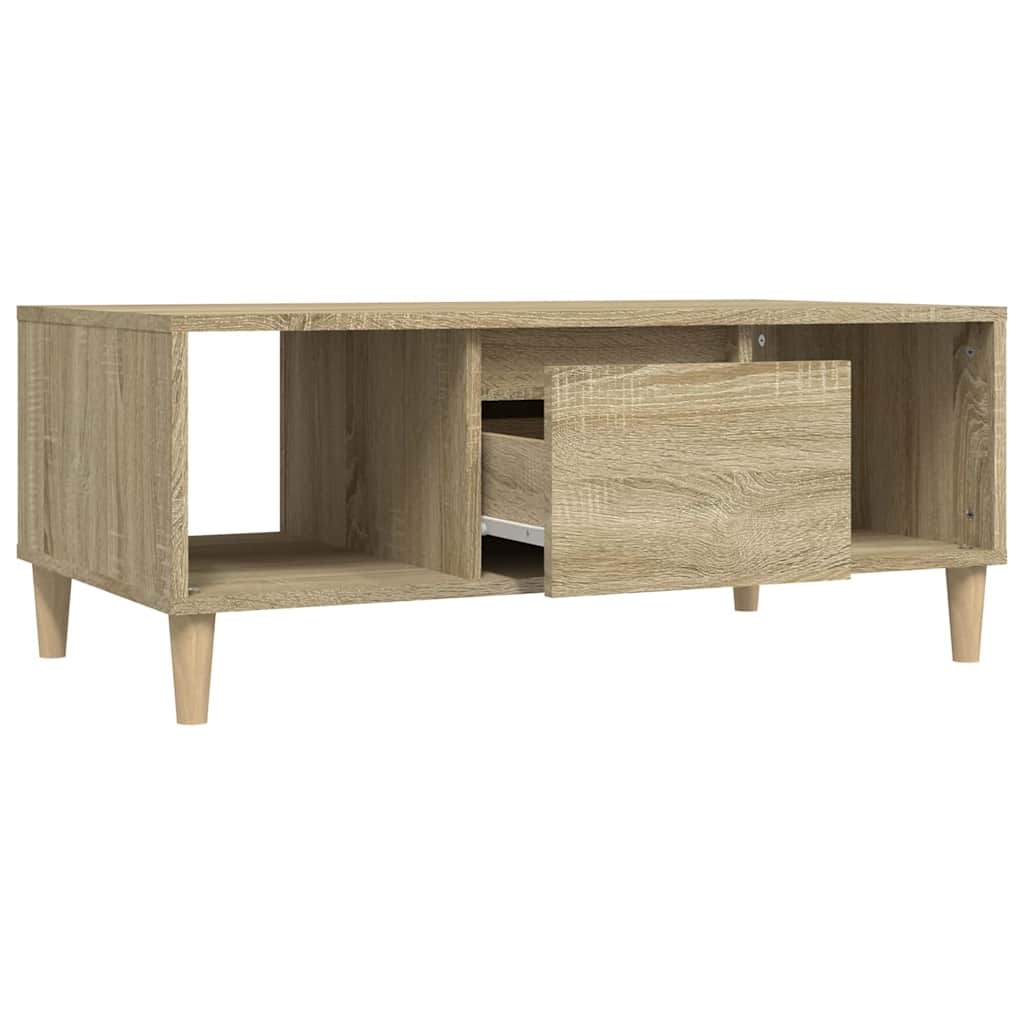 Coffee Table Sonoma Oak 90x50x36,5 cm Engineered Wood