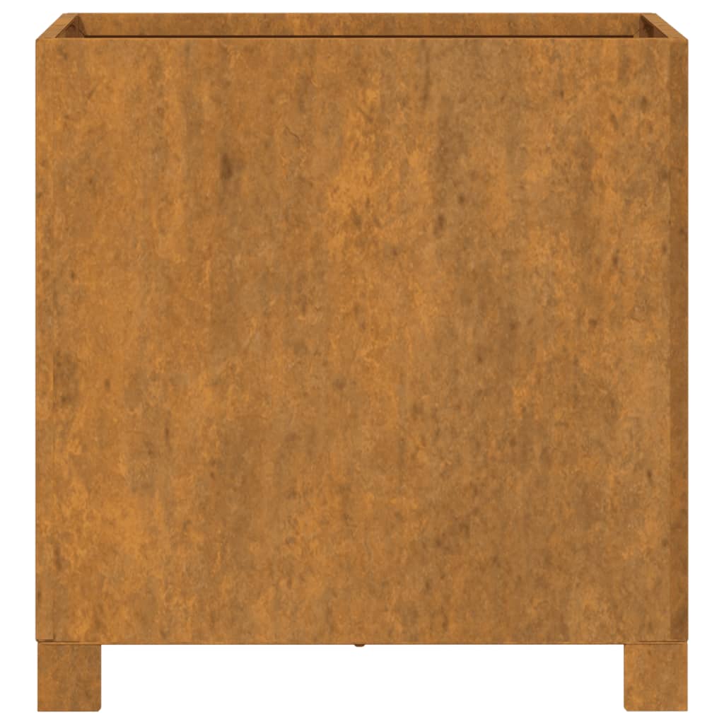 vidaXL Planter with Legs Rusty 42x40x43 cm Corten Steel