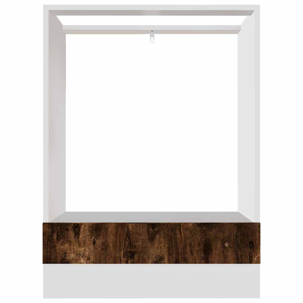 Oven Cabinet Lyon Smoked Oak 60x46x81.5 cm Engineered Wood