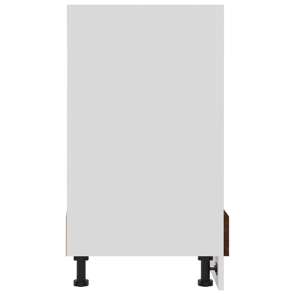Oven Cabinet Lyon Smoked Oak 60x46x81.5 cm Engineered Wood