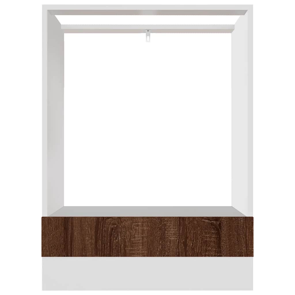 Oven Cabinet Lyon Brown Oak 60x46x81.5 cm Engineered Wood