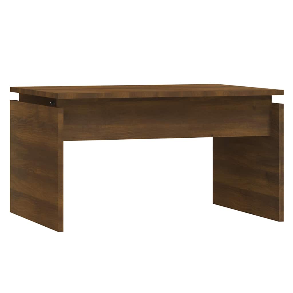 Coffee Table Brown Oak 68x50x38 cm Engineered Wood