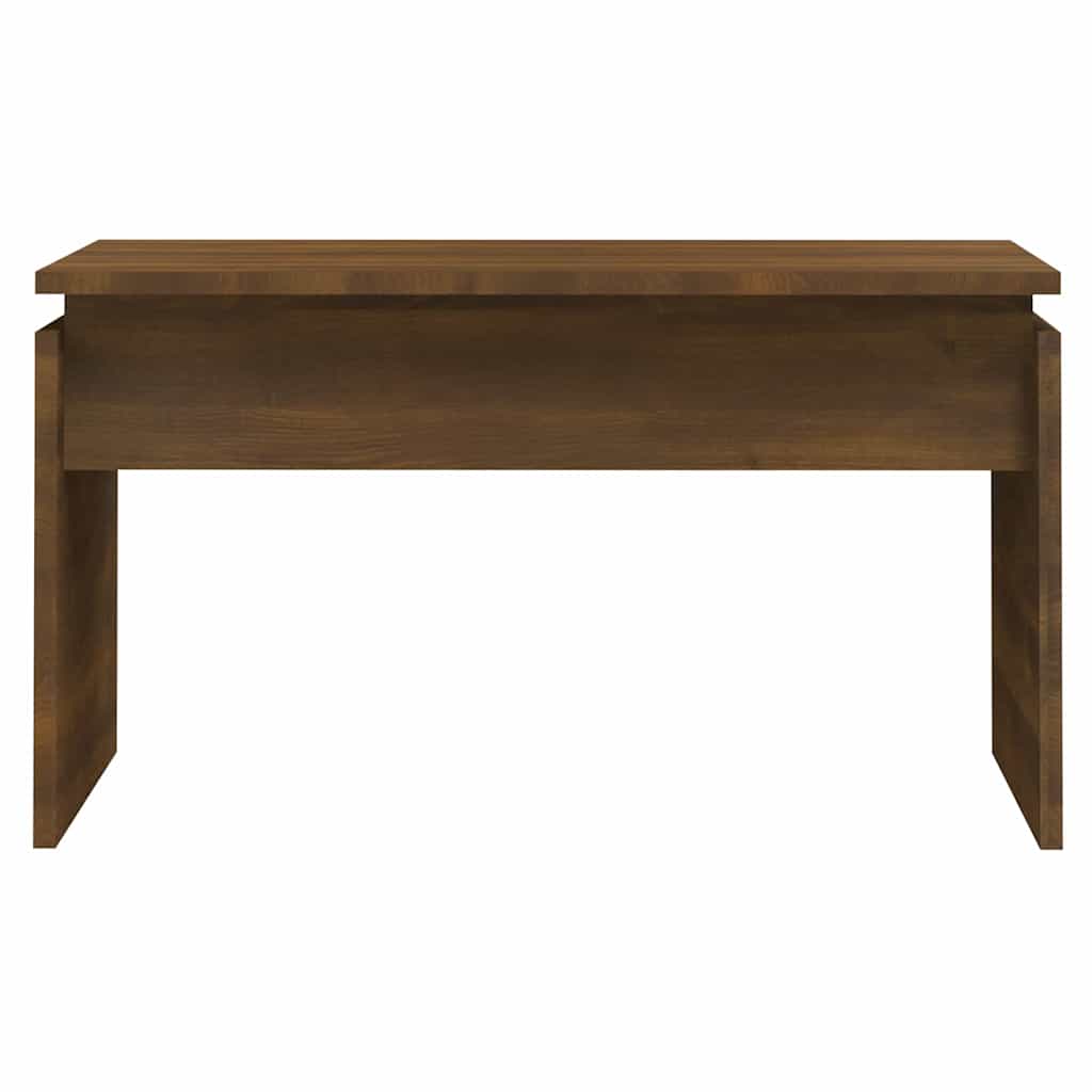 Coffee Table Brown Oak 68x50x38 cm Engineered Wood