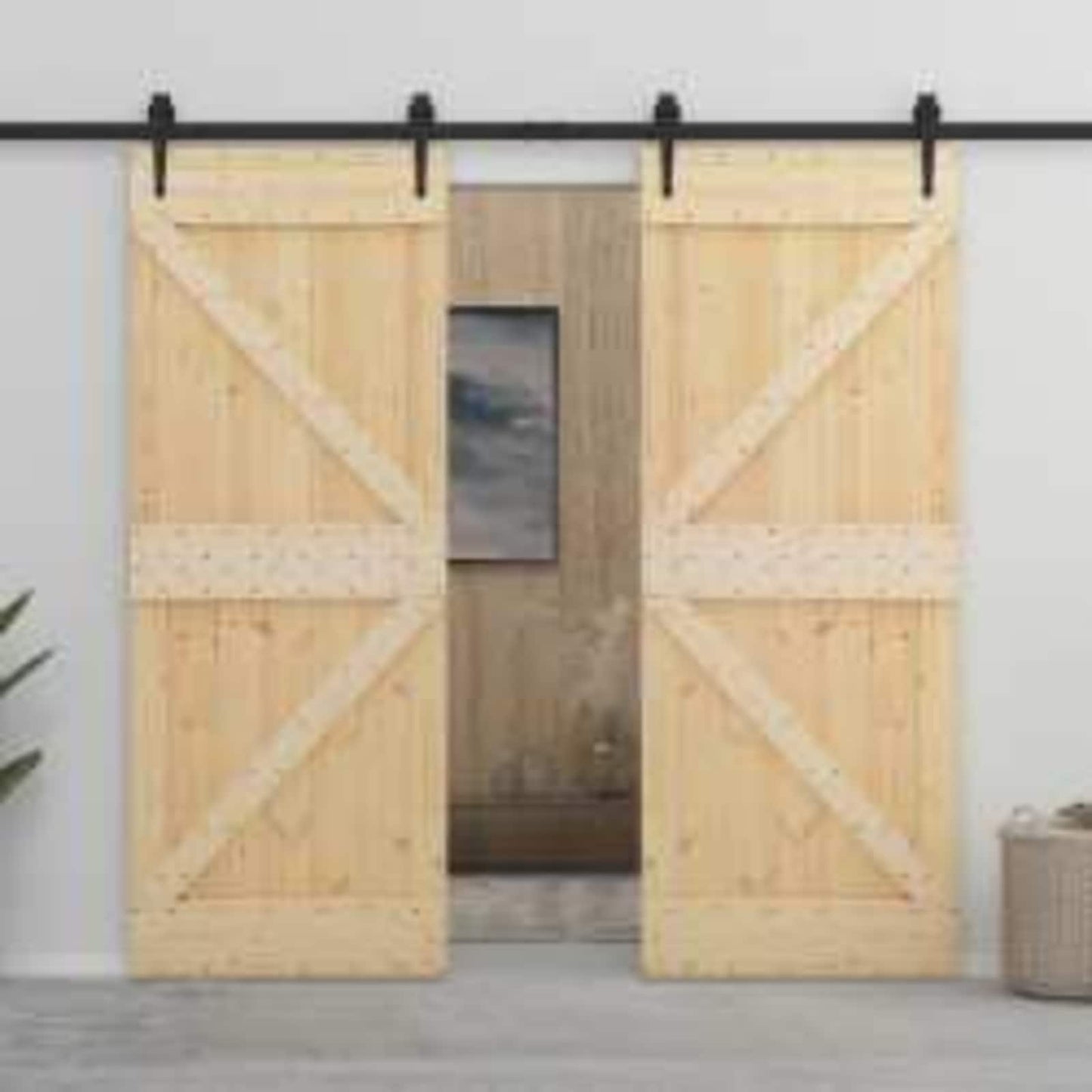 Door NARVIK Natural 80 x 210 cm Solid Pine Wood