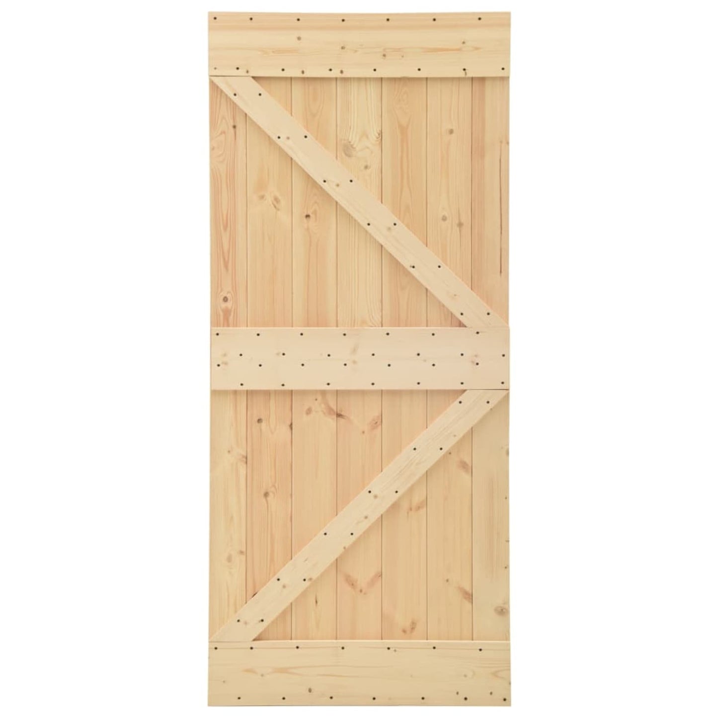Door NARVIK Natural 80 x 210 cm Solid Pine Wood