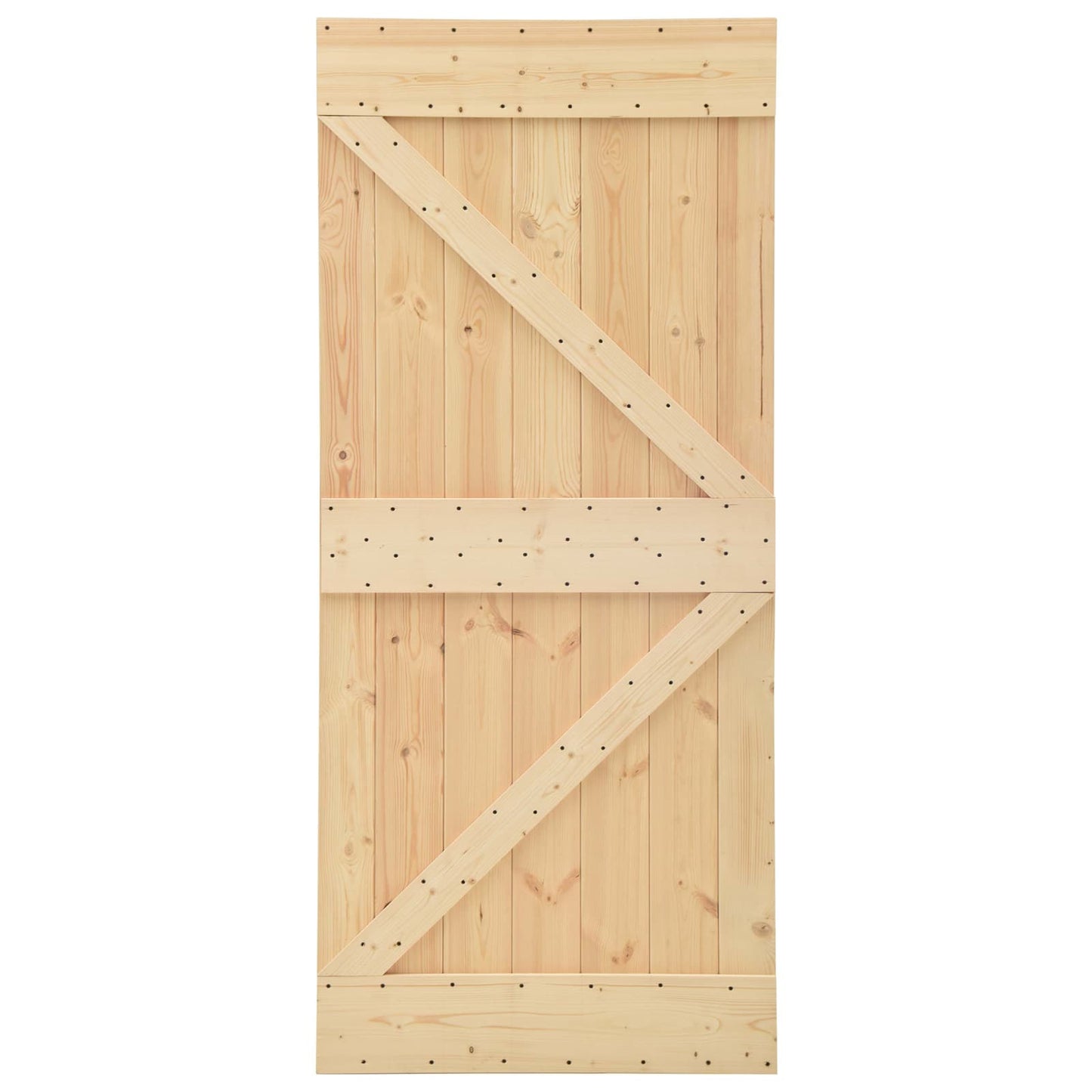Door NARVIK Natural 100 x 210 cm Solid Pine Wood