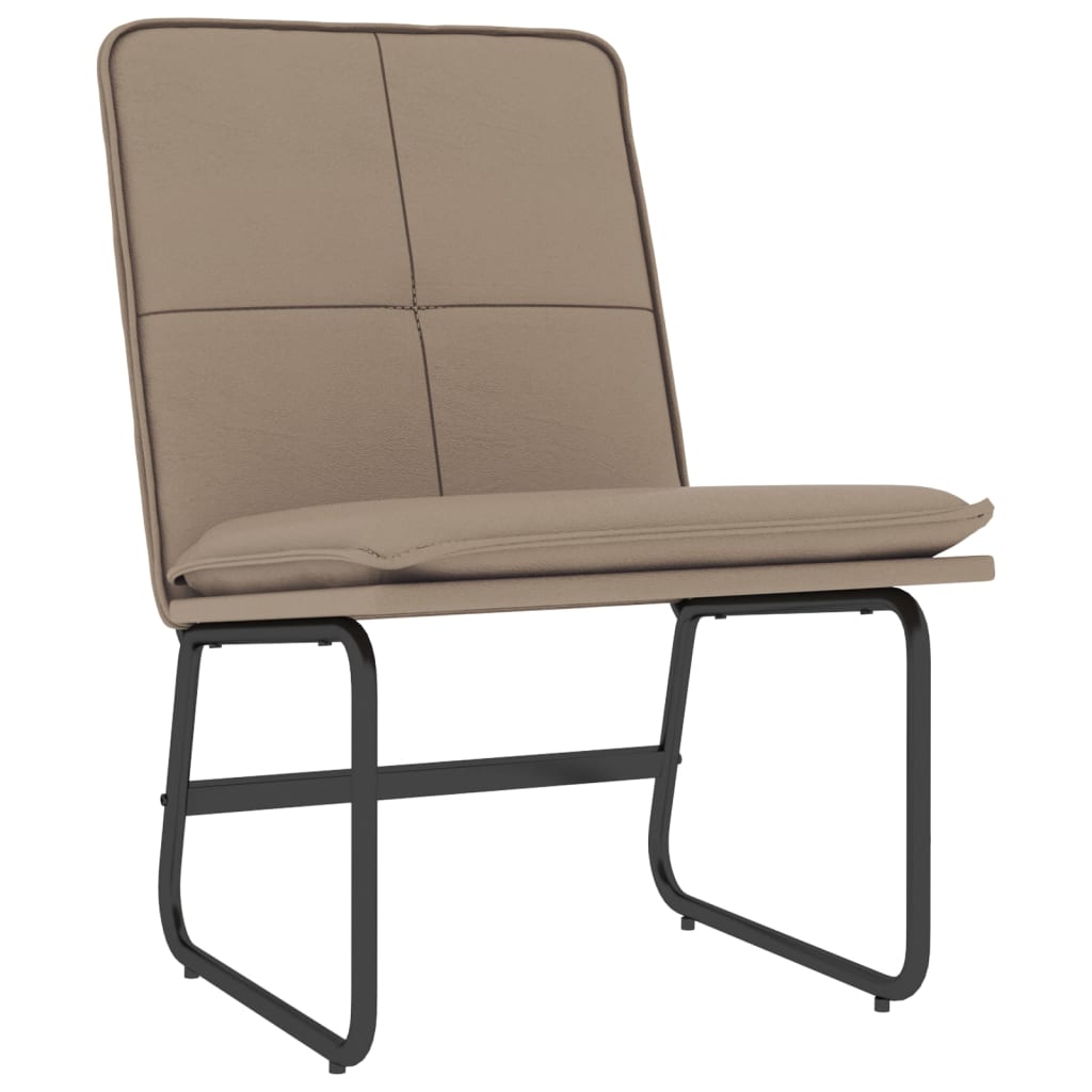 Lounge Chair Cappuccino 54x75x76 cm Faux Leather