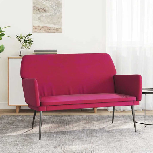 Bench Wine Red 108x79x79 cm Velvet