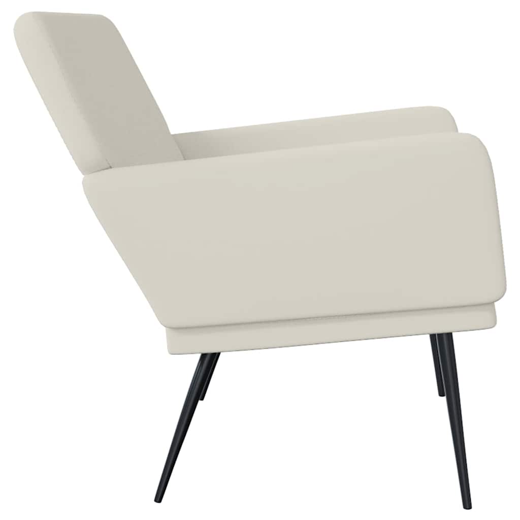 Bench Cream 108x79x79 cm Velvet