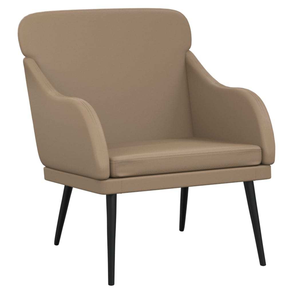 Armchair Cappuccino 63x76x80 cm Faux Leather