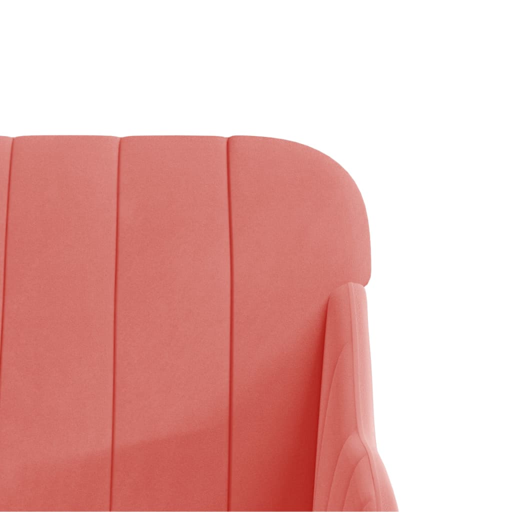 Bench Pink 110x76x80 cm Velvet