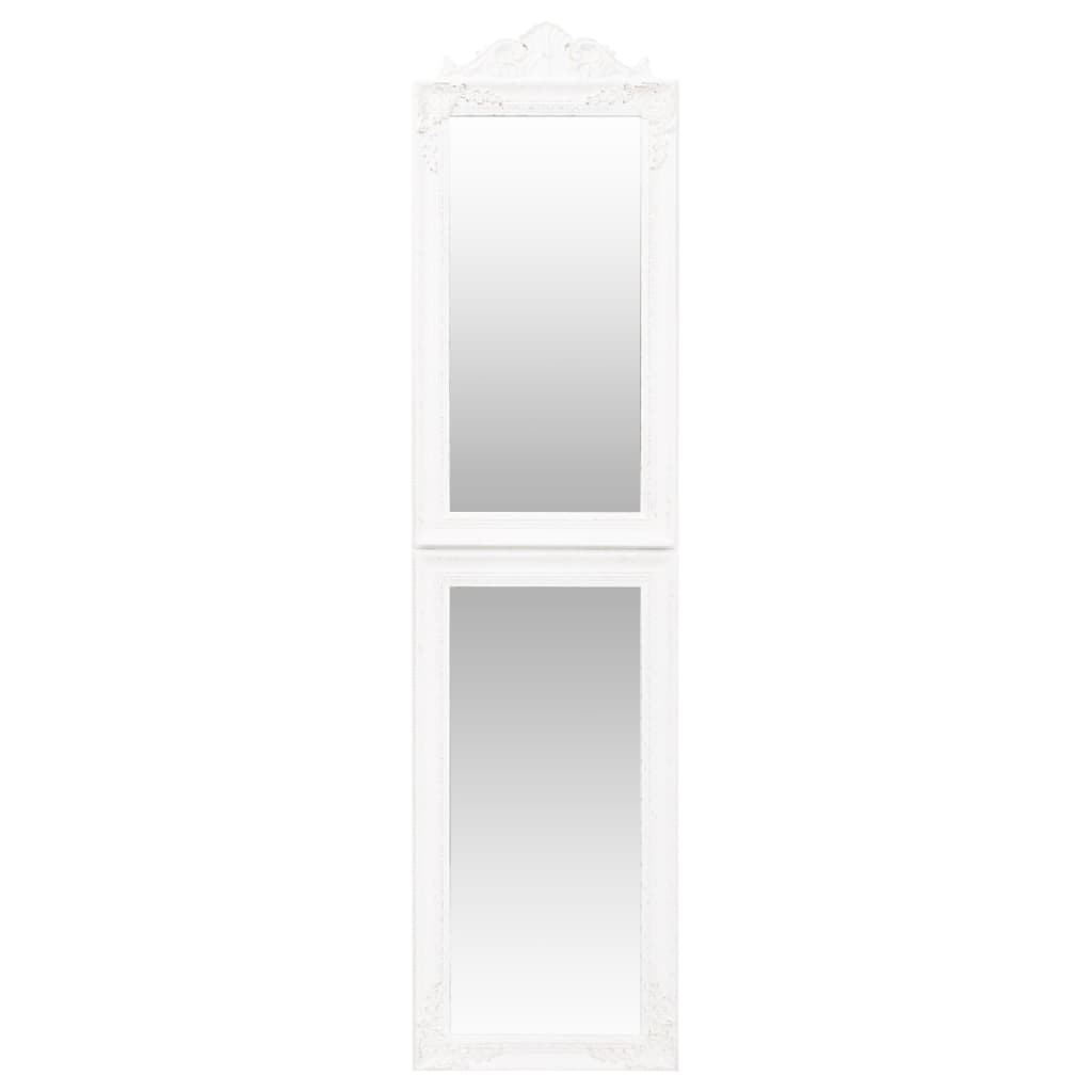 Free-Standing Mirror White 40x160 cm
