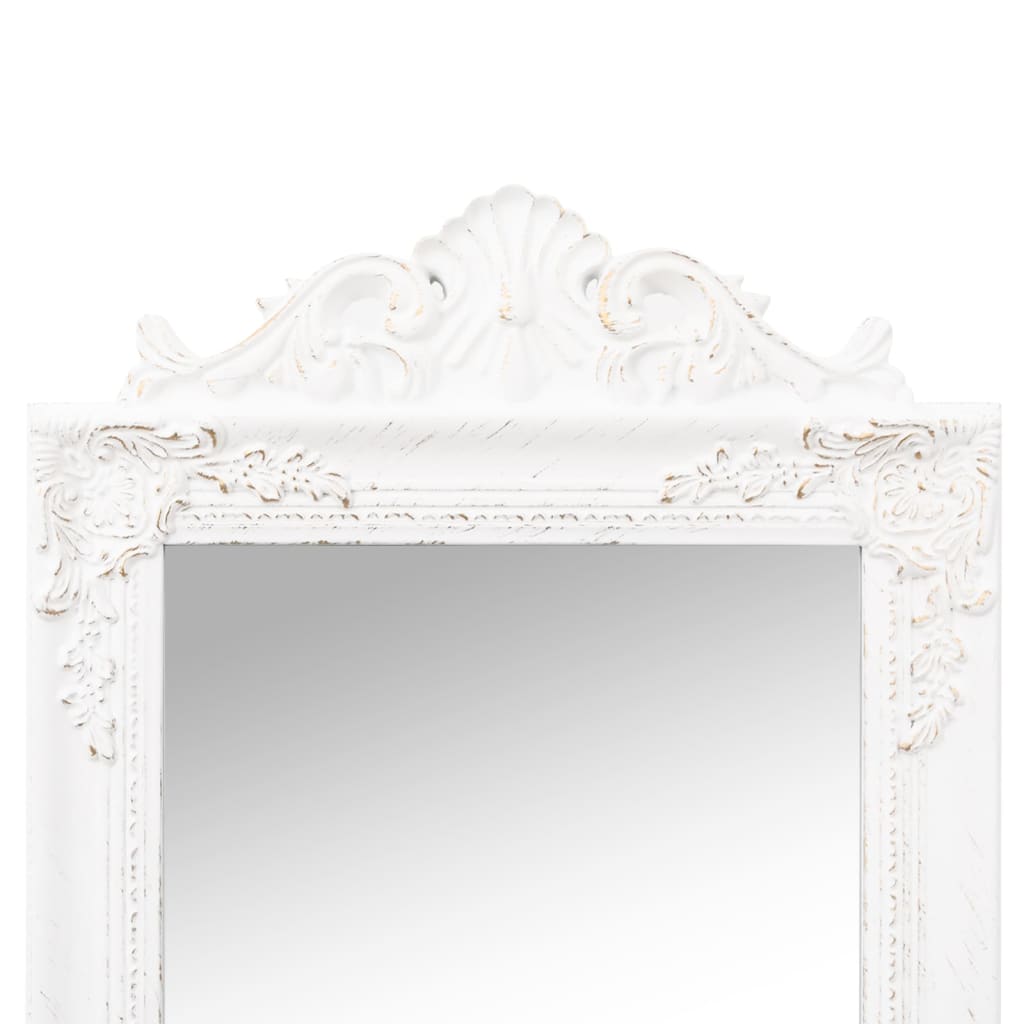 Free-Standing Mirror White 40x160 cm