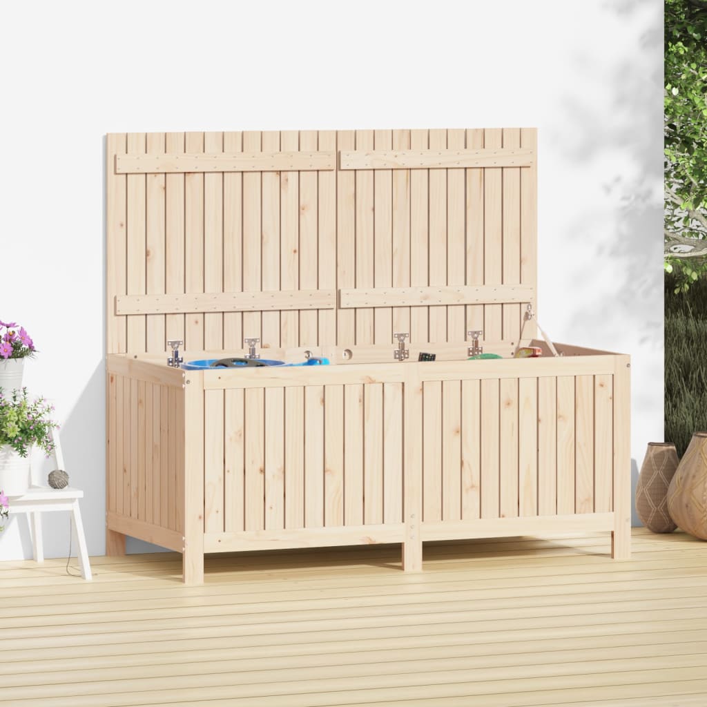 vidaXL Garden Storage Box 147x68x64 cm Solid Wood Pine