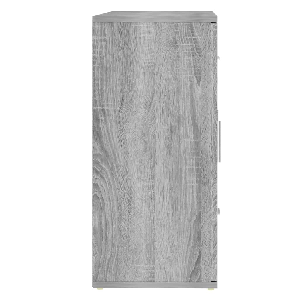 Sideboard Grey Sonoma 91x29.5x65 cm Engineered Wood