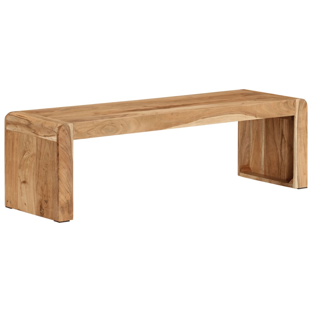 vidaXL TV Stand 110x33x33 cm Solid Wood Acacia