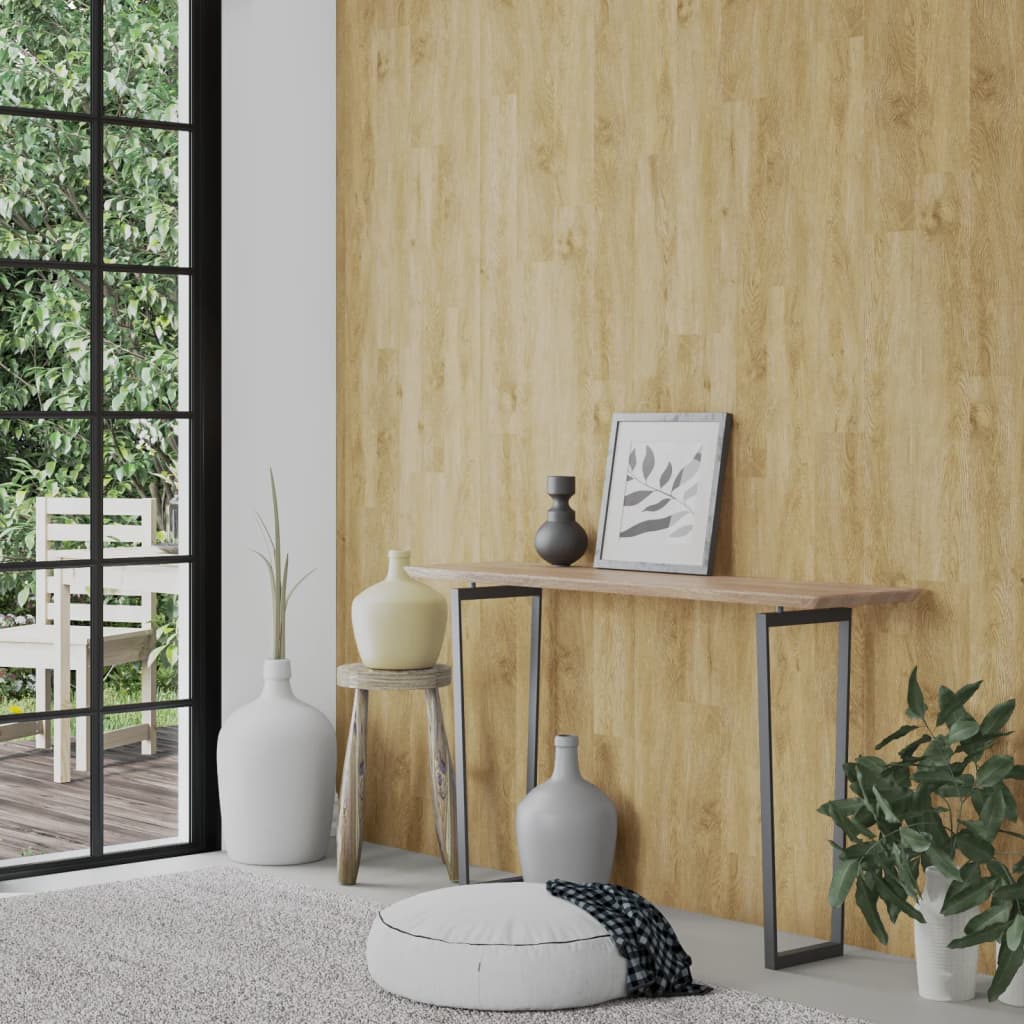 Wall Panels Wood Look Brown PVC 2,06 m²