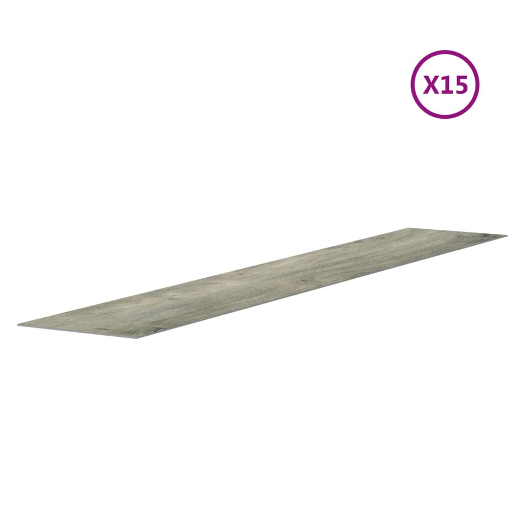 Wall Panels Wood Look Grey PVC 2,06 m²