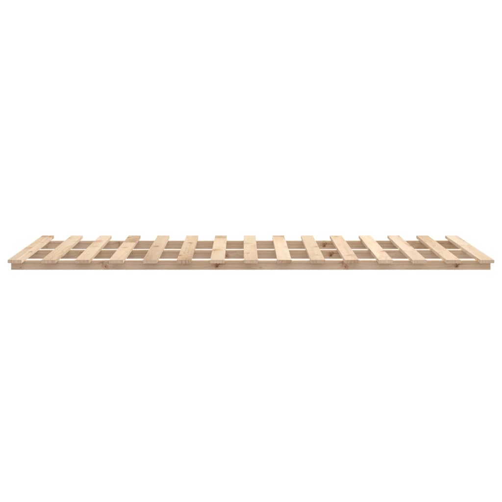 Bed Frame without Mattress 120x190 cm Small Double Solid Wood Pine