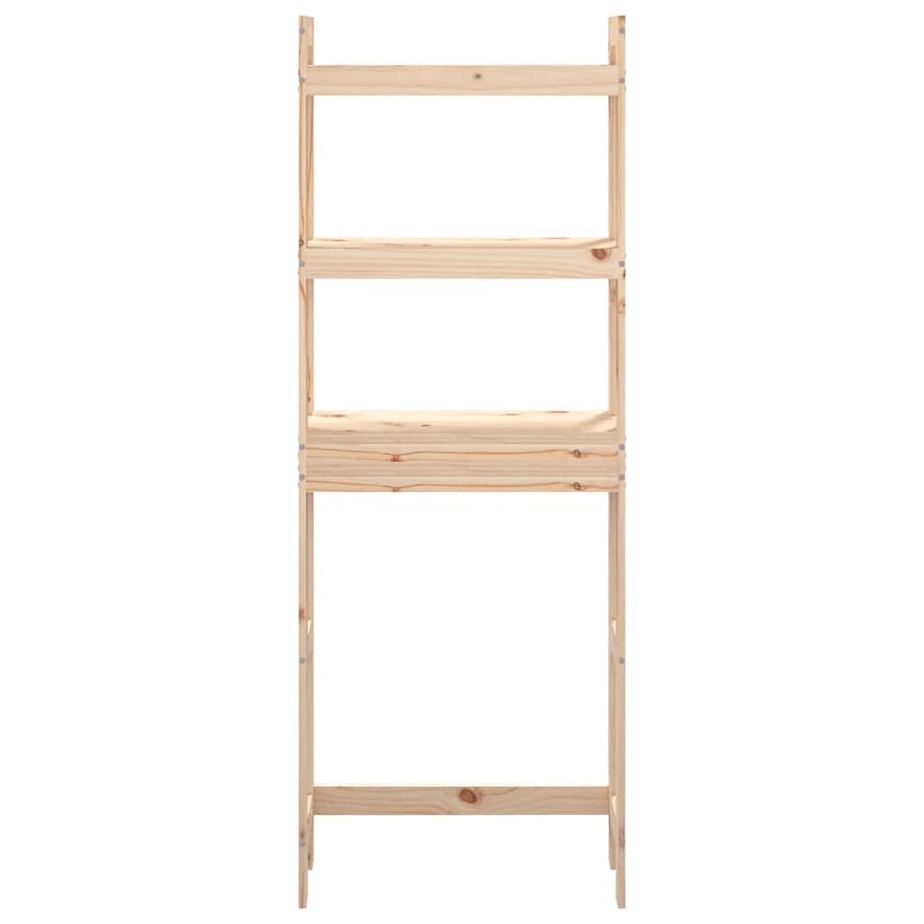 Toilet Rack 63x26x171 cm Solid Wood Pine