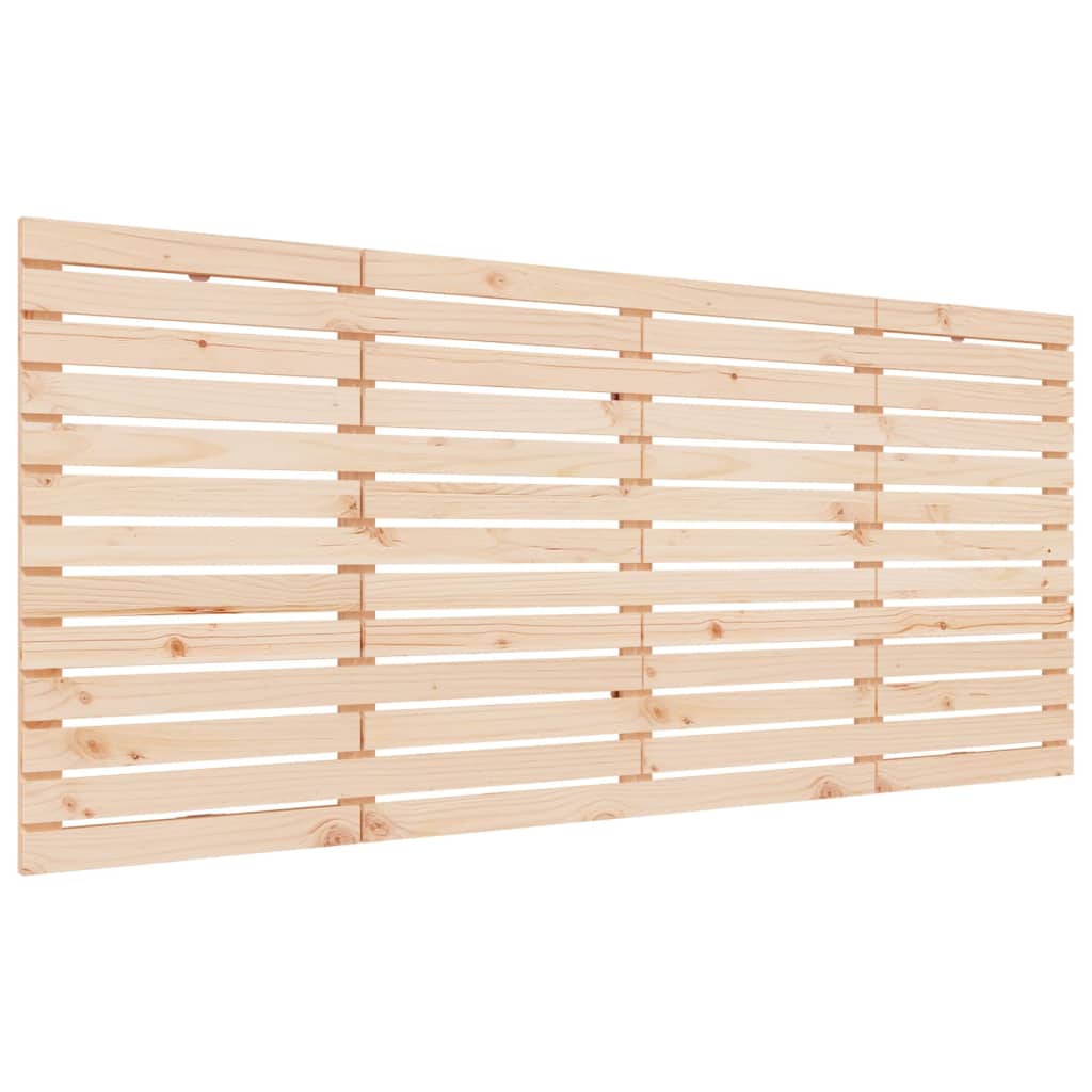 Wall Headboard 206x3x91.5 cm Solid Wood Pine