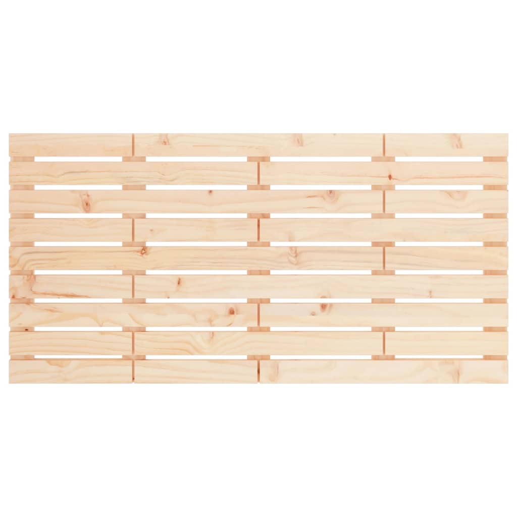Wall Headboard 126x3x63 cm Solid Wood Pine