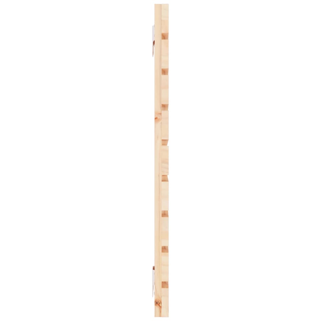 Wall Headboard 146x3x63 cm Solid Wood Pine