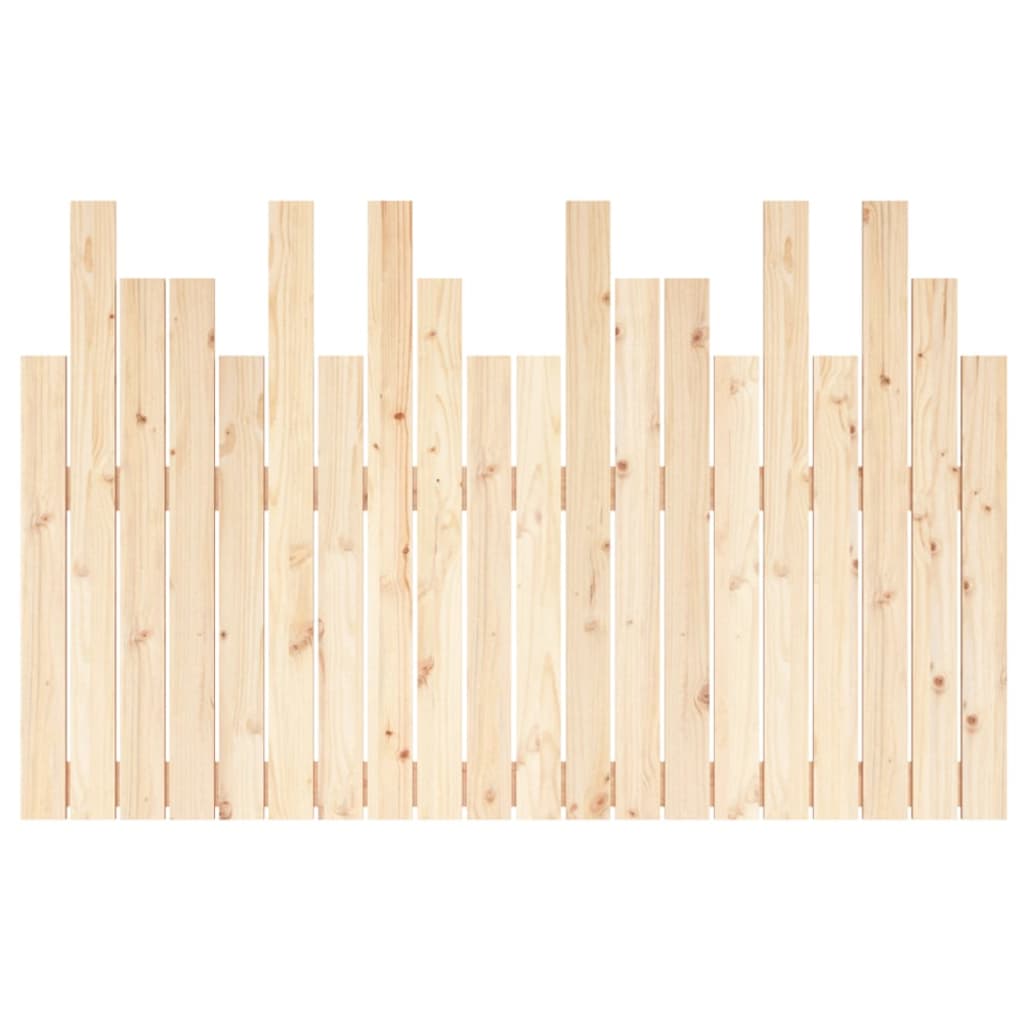 vidaXL Wall Headboard 127.5x3x80 cm Solid Wood Pine