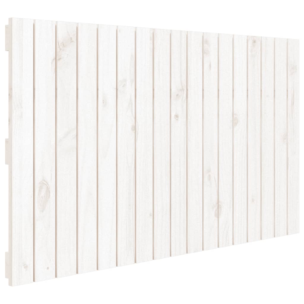 vidaXL Wall Headboard White 108x3x60 cm Solid Wood Pine