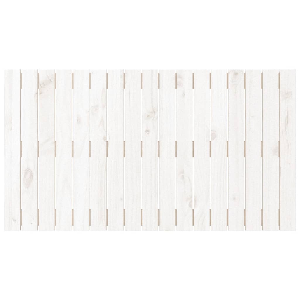 vidaXL Wall Headboard White 108x3x60 cm Solid Wood Pine