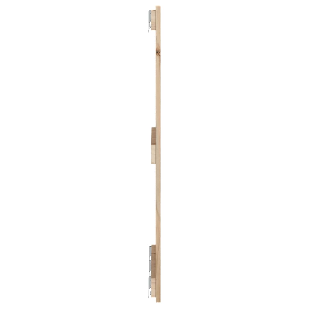 Wall Headboard 185x3x90 cm Solid Wood Pine