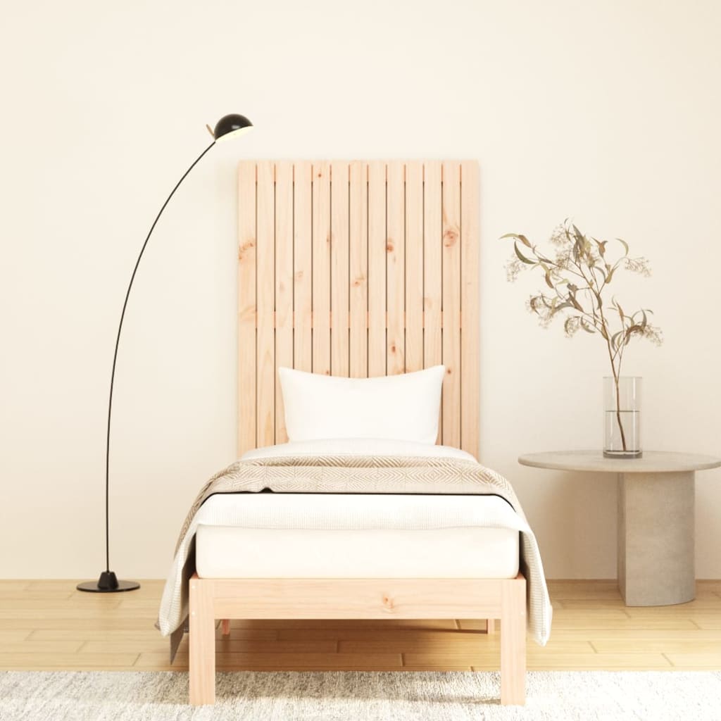 Wall Headboard 82.5x3x110 cm Solid Wood Pine