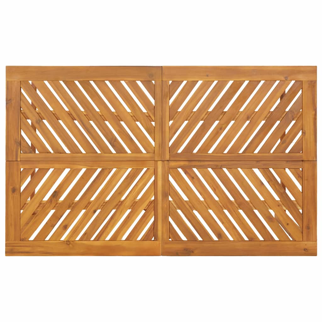 Garden Dining Set 3 pcs Brown Solid Acacia Wood