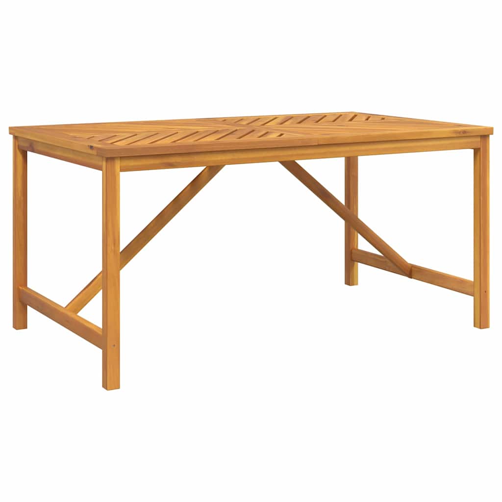 Garden Dining Set 6 pcs Brown Solid Acacia Wood