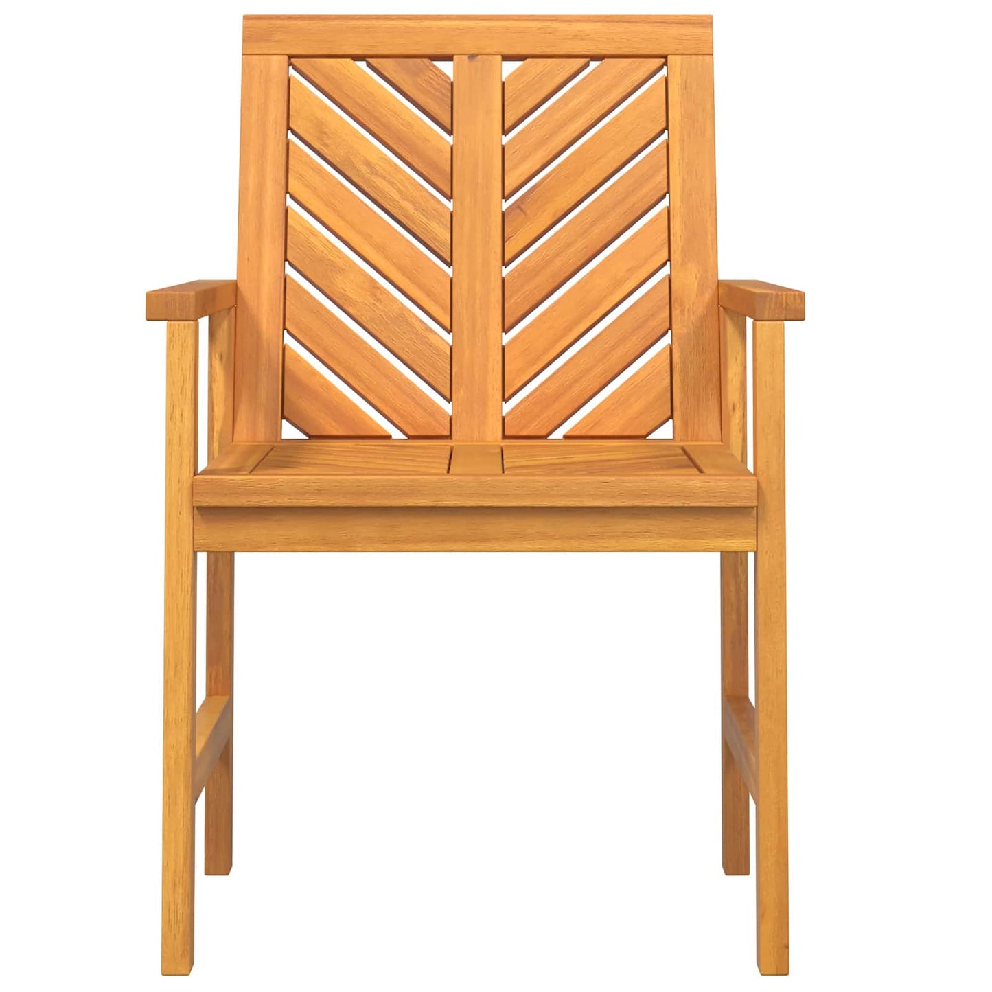 Dining Chair 6 pcs Natural 62.5 x 59 x 89 cm Solid Acacia Wood