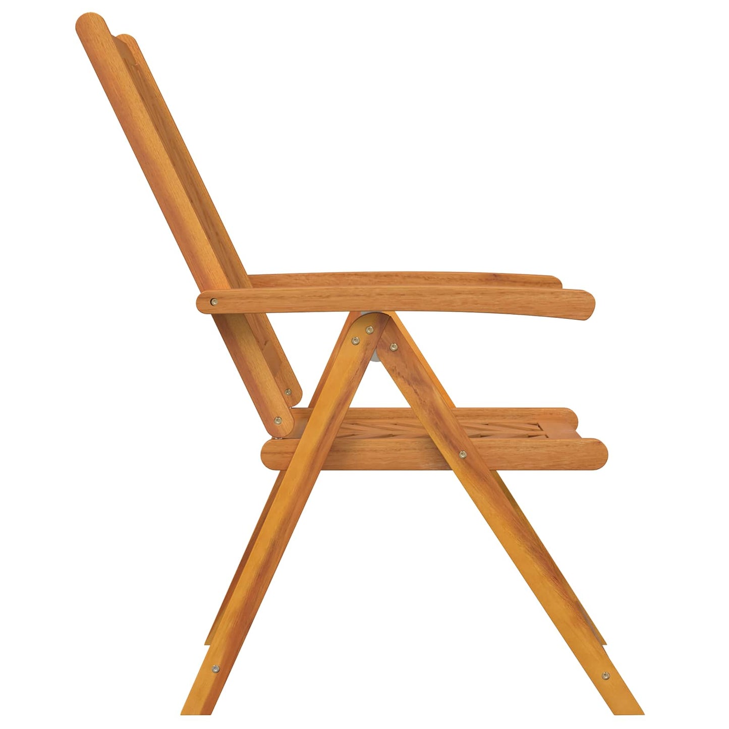 Garden Chair 8 pcs Brown 57 x 72 x 109 cm Solid Acacia Wood